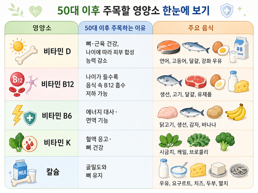 50대 영양제 추천, 꼭 챙겨야 할 비타민 5가지와 종합비타민 고르는 법 1 ChatGPT Image 2026년 8월 31일 오후 06 32 36 1