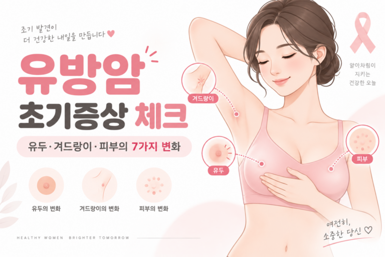 유방암 초기증상 체크