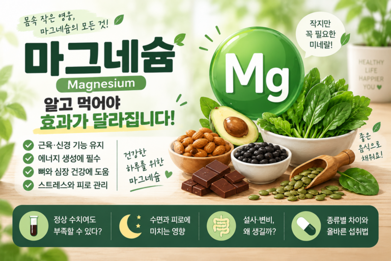 혈액검사는 정상인데 마그네슘이 부족할 수 있을까? 우리가 몰랐던 마그네슘 검사 이야기 7 마그네슘