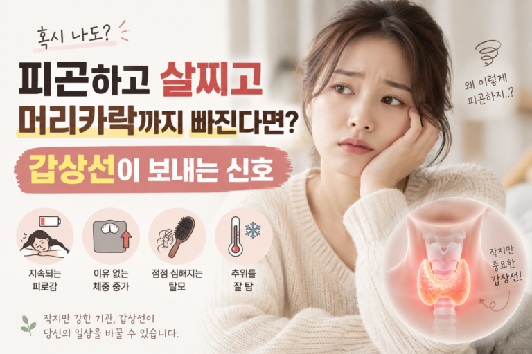 피곤하고 살찌고 머리카락까지 빠진다면? 갑상선이 보내는 신호 4 갑상선 썸네일